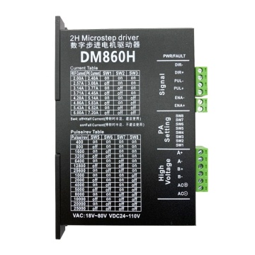 DM860H: 7.2A Οδηγός βηματικού κινητήρα με καλή διάχυση θερμότητας για NEMA 34