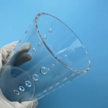 High Temperature Resistant Drilled Quartz Glass Tubes - Custom Sizes