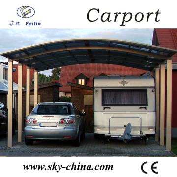 Polycarbonate and aluminum carport car shelters metal