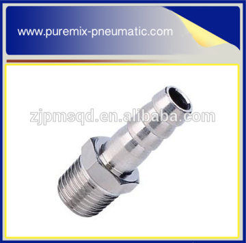 Male barb brass pipe fitting ,pneumatic metal push in fitting,air brass fitting