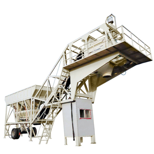 Mobiele betonnen cement batching plant