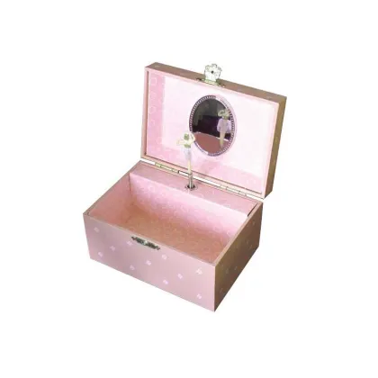 The wooden rotating music box