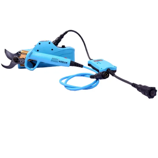 Lithium-Ion Battery Powered Electric Pruning Shears for Fruit Trees