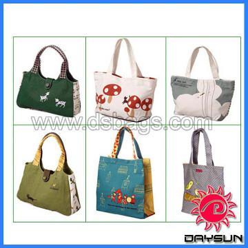 Fashion canvas shopping bag
