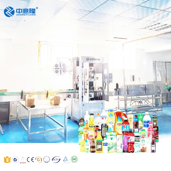 Automatic Heating Bottle Shrink Sleeve Labeling Machine with Steam Tunnel