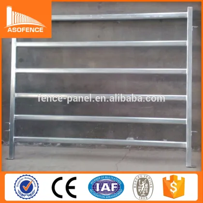 Portable 2.1x 2.4m galvanized used corral panels in united states