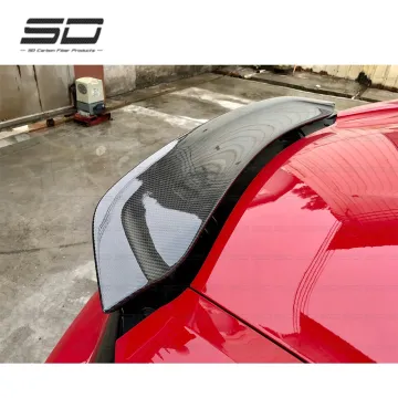Dry Carbon Fiber Rear Spoiler Wing for Porsche Cayman Boxster 718 Duck Tail