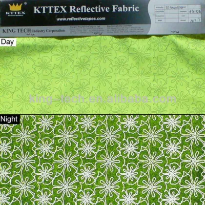Floral Printing LumiTech Retroreflective Fabric
