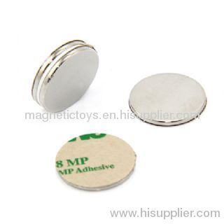 Neodymium Magnet With Strong 3m Self-adhesive 