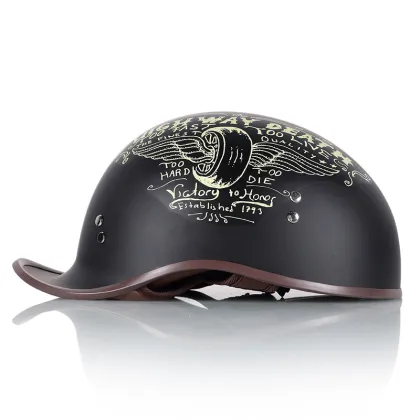 OEM Cool Vintage Motorcycle Helmets: Half Face Helmet for Bikers