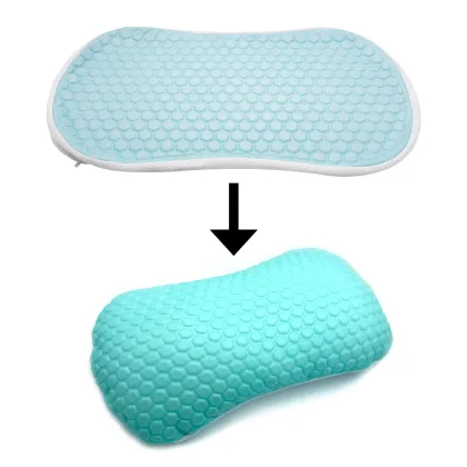 Customizable Ergonomic Gel Ice Pillow for Premium Bedding and Cervical Support