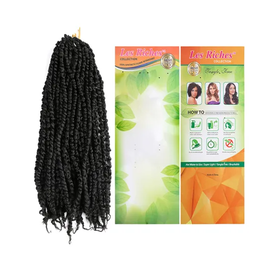 Free Sample Twisted Twists Grey Pre-twist Jamaican Bounce Crochet Braiding Hair Synthetic Hair Extensions 24 Inch Passion Twist
