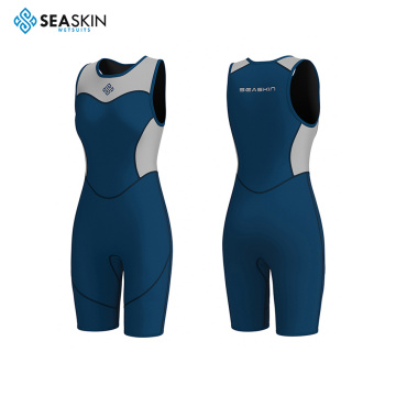 Seaskin sörf takım elbise kısa kollu neopren wetsuit