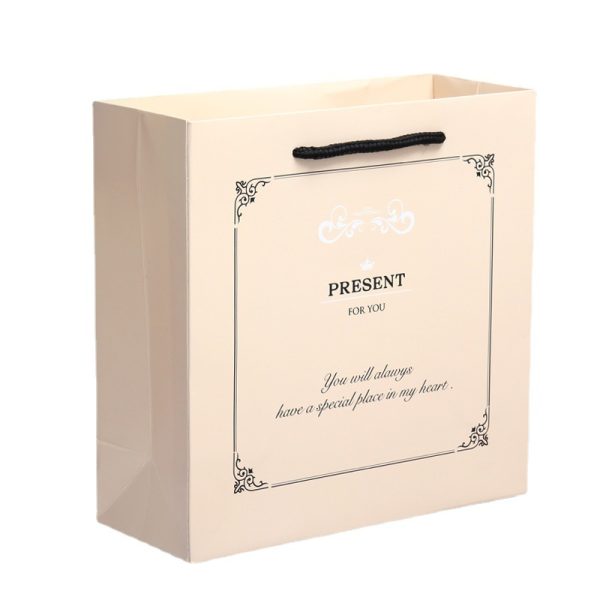 Custom Logo Shopping Kraft Bags with 1 moq