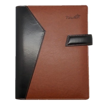 Irragular Stitching PU Diary (k4-093)