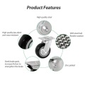 4Inch 5Inch 6Inch 8Inch Black PU Swivel Casters