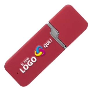 Moda plástico USB Flash Drive com logotipo personalizado