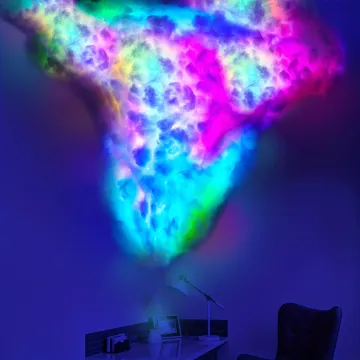 RGB 3D Thunderstorm LED Wall Light with APP Control for Atmosphere Decoration
