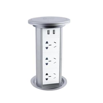 Draadloos opladen Pop-Up Kitchen Socket: IGERCN IP44 Ingebouwde intrekbare stroomstroomstation