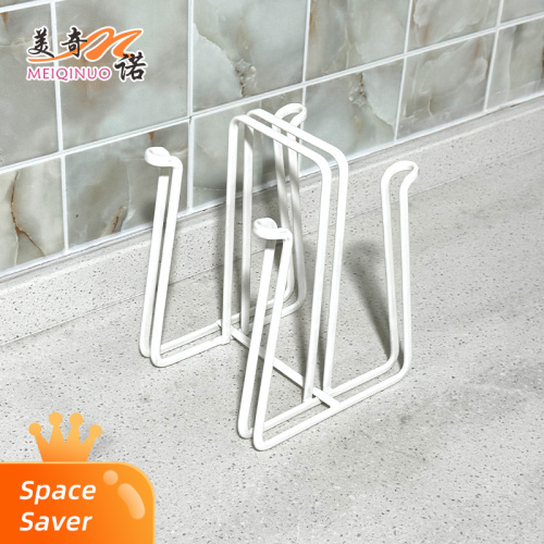 Quatro porta-copos (pintado em spray branco)