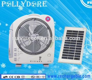 Rechargeable Portable Fan solar powered portable fan With LED Light Fan Rechargeable Table Fan cool fan Made In China XTC-168