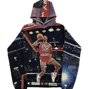 Ready to Ship Fashion Street Wear Blanket Woven Tapestry Hoodie