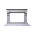 Custom Size Period Carrara Marble Mantel for Fireplaces