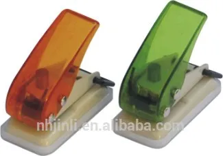1 hole plastic paper punch for office