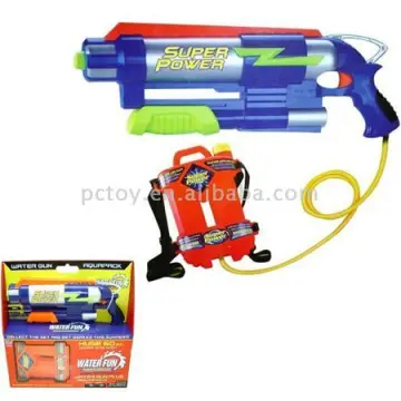 Toy gun: Water gun + Backpack