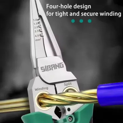 Green and black electric wire stripper