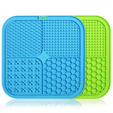 Silicone Dog Lick Pad Slow Feeders Treat Dispensing