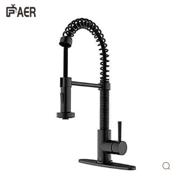 Brass Spring Multifunctional Pull Down Kitchen Black Faucet - Elevating Your Kitchen Experience