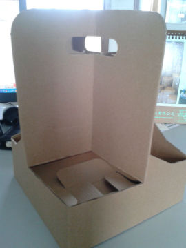 Take away disposable paper cup holder with 4 cups