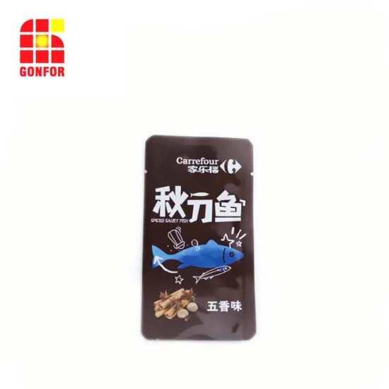 Custom Plastic bags for Seafood Snack Packaging