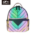 Mochila geométrica luminosa para exterior