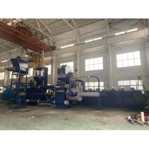 Horizontal Steel Chips Metal Recycling Briquetting Machine
