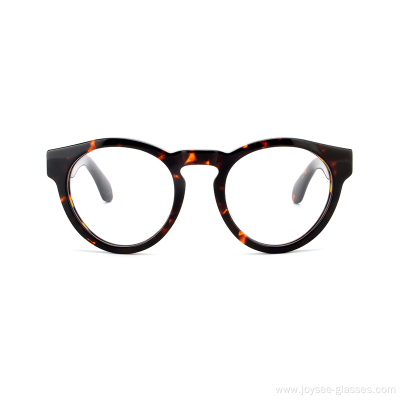 New Arrival Full Rim Acetate Round Shape Optical Spectacles Frames Handmade Eyewear