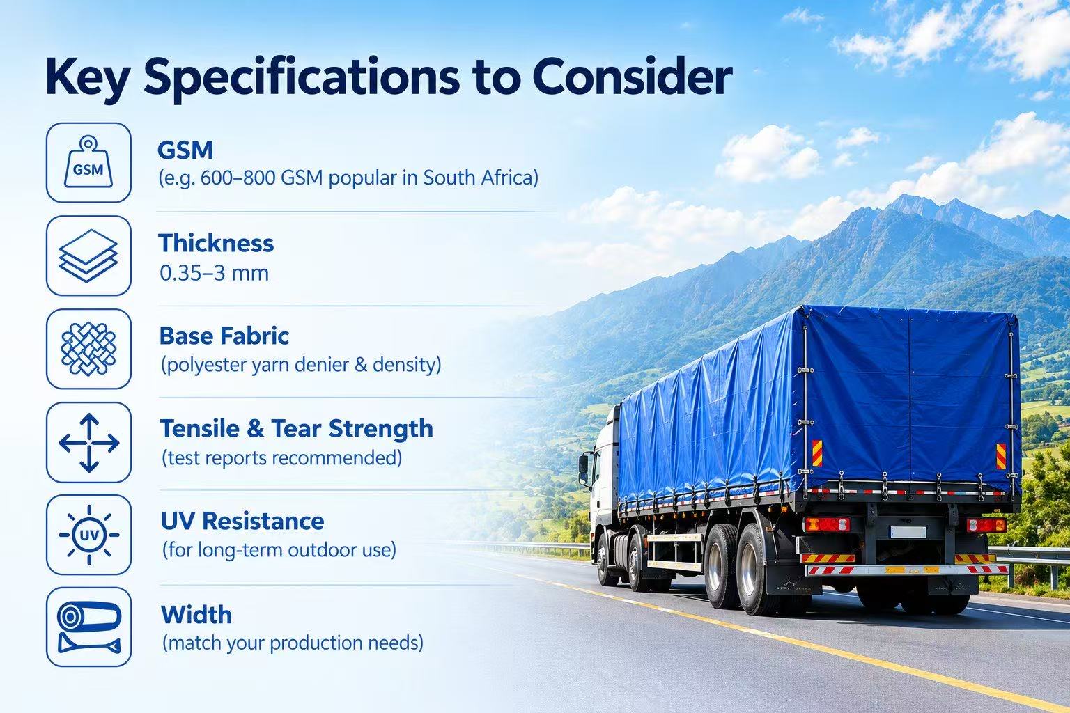 Key specifications