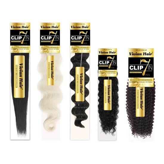 100% Kanekalon Futura 7PCs 16 Clips Heat Resistant Synthetic Hair Extensions: Feel Like Human Hair