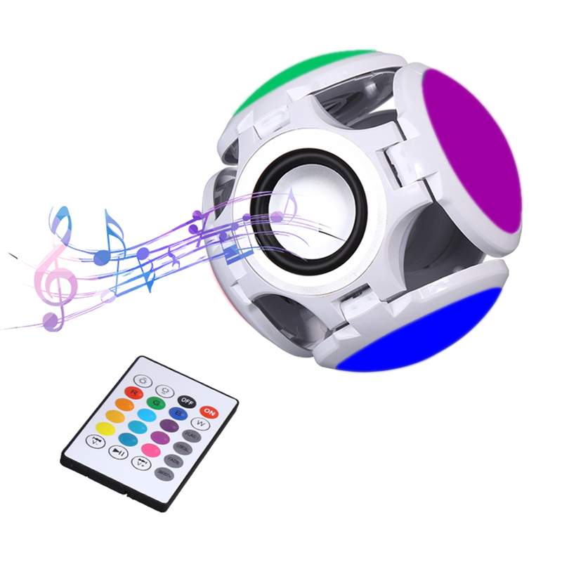 E27 RGB Futebol UFO Music Lamp