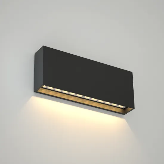 Factory Price PW2401 6W SMD LED Plastic Wall Lamps: Exterior Rectangle Shape Outdoor Lighting