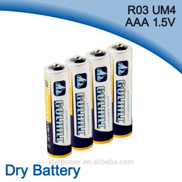 Mercury and cadmium-free 1.5V um3 aa r6 dry battery
