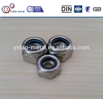 din985 nylon insert lock nut,din982, zinc white blue nylon nut