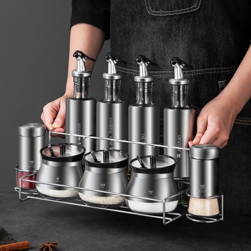 Maxcook Hot Sale 10шт/Set Kitchen Spice Rack - контейнеры для специй и бутылки с маслом