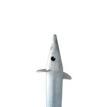 Hot dip galvanized guardrails Hot dip galvanized steel pipe pile/ground screw Manufactory