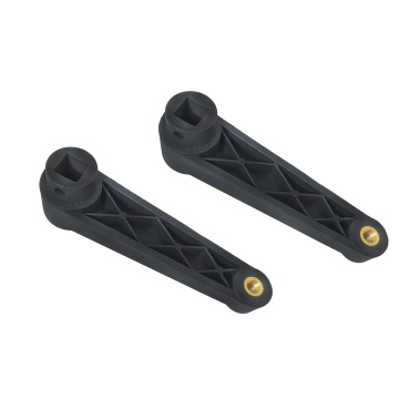 Foldable Hidden Black Nylon Crank Handles for Industry