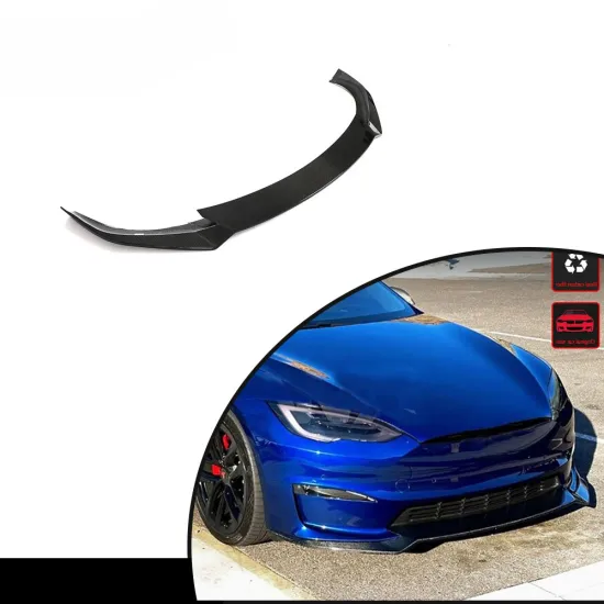 2021 Tesla Ordinary Type 2 Front Bumper Lip Spoiler Customization