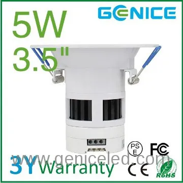 2014 New design3.5 inches LED down light with PC shell,Lifud driver