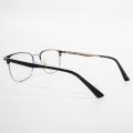 Black Designer Men Half Eye Glasses Frames