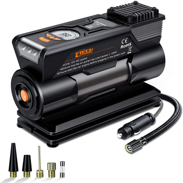 140W Portable Tire Inflator: Your Reliable DC 12V Multi-function Automatic Car Mini Air Compressor Pump